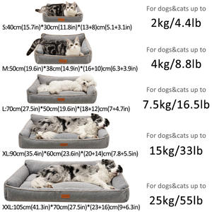 T2089 Four Season Universal Desmontable y lavable Rectangular Cama para mascotas con aumento de altura Cama para perros engrosamiento - Product Image 4