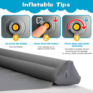 Barrière de <span class=keywords><strong>lit</strong></span> gonflable en TPU pour bébé, barrière de sécurité antidérapante, protection de <span class=keywords><strong>lit</strong></span> - Product Image 4