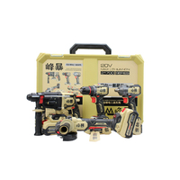Kit de perceuses électriques Feng Bao Factory 21v, perceuse sans fil portable, sans balais, 18V, batterie au lithium, kit d'outils électriques