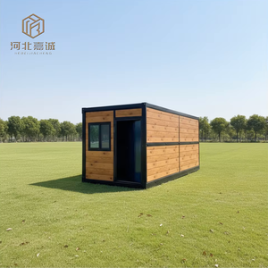 บ้านสำเร็จรูปราคาประหยัดและเหมาะสำหรับบ้านเคลื่อนที่แบบโมดูลาร์ขนาดเล็ก 20 ฟุตในรูปแบบคอนเทนเนอร์พับได้ ใช้ในร้านค้าและบ้านพักตากอากาศ - Product Image 1