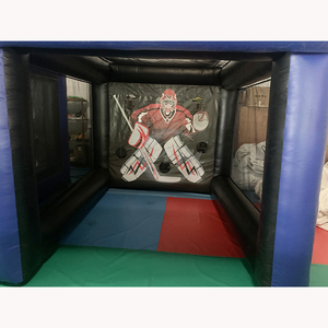 Tùy chỉnh kích thước Inflatable mục tiêu Trò chơi bắn súng Ice Hockey Tát bắn mục tiêu Rink - Product Image 4