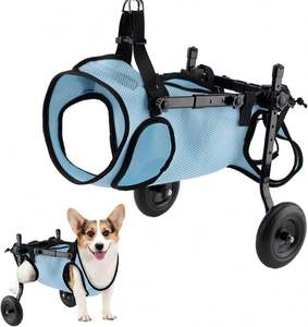 Silla de Ruedas para Perros con Patas Traseras Discapacitadas, Carrito de Ruedas para Perros y Gatos con Patas Traseras Discapacitadas, Entrega Rápida - Product Image 1