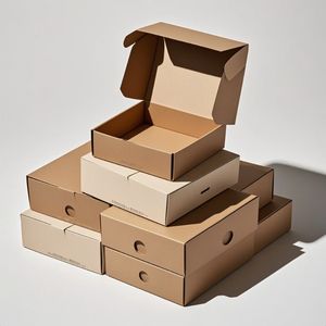 Boîtes Postales d'Expédition Pliables Écologiques Biodégradables Personnalisées Recyclables avec Logo pour Cadeaux - Product Image 2