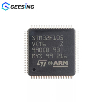 Microcontrolador ARM Cortex-M3 de 32 bits, 72MHz, 256KB de Memoria Flash, LQFP-100 con USB OTG, Doble CAN, 80 E/S, STM32F105VCT6