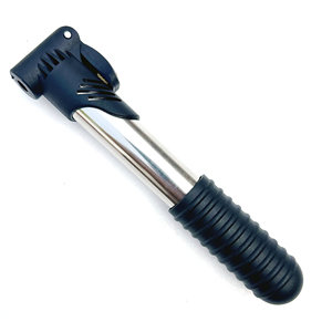 Mini pompe à air manuelle portable en acier inoxydable 120 psi pour vélo, ballon de basket, ballon de football, jouets, légère, type poussoir - Product Image 1