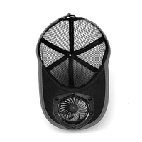 Gorra de Béisbol Deportiva XKENHEAT 2027, Unisex, con Ventilador Solar y Carga USB, 6 Paneles de Malla Transpirable e Impermeable, para Verano
