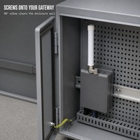 Antenne multibande en fibre de verre 4G LTE GPS WiFi 2.4GHz 915MHz LoRa, type N mâle, 90 degrés, étanche IP67, omnidirectionnelle, pour routeur IoT