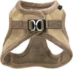 High Quality Luxury Custom Vegan Fleece <strong>Harness</strong> Dog Collar Leash Set PET Vest Bundles <strong>Rabbit</strong> Fur Dog <strong>Harness</strong> With Quick Release - Product Image 3