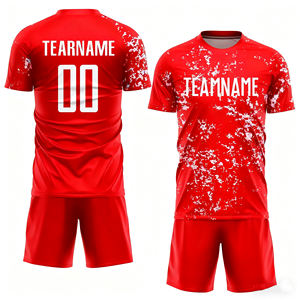 Venta al por Mayor de Uniformes de Fútbol Personalizados por Sublimación, Camiseta de Fútbol de Visitante, 100% Poliéster, Transpirable, de Secado Rápido, Antibacteriana - Product Image 5