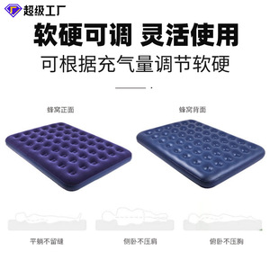 Colchón inflable TANYOZHE de 200x150x22cm, colchoneta portátil para dormir al aire libre, para uso doméstico y en campamentos - Product Image 4