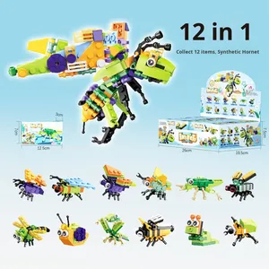 Jeu de construction éducatif 12-en-1 Mantis en blocs de construction, en plastique ABS, pour enfants de 5 à 7 ans - Vente Flash - Product Image 6