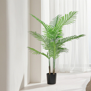 Plantas Verdes Artificiales Personalizadas para Exteriores KH, <span class=keywords><strong>Chrysalidocarpus</strong></span> <span class=keywords><strong>Lutescens</strong></span> Artificial para Decoración del Hogar y Hoteles - Product Image 2