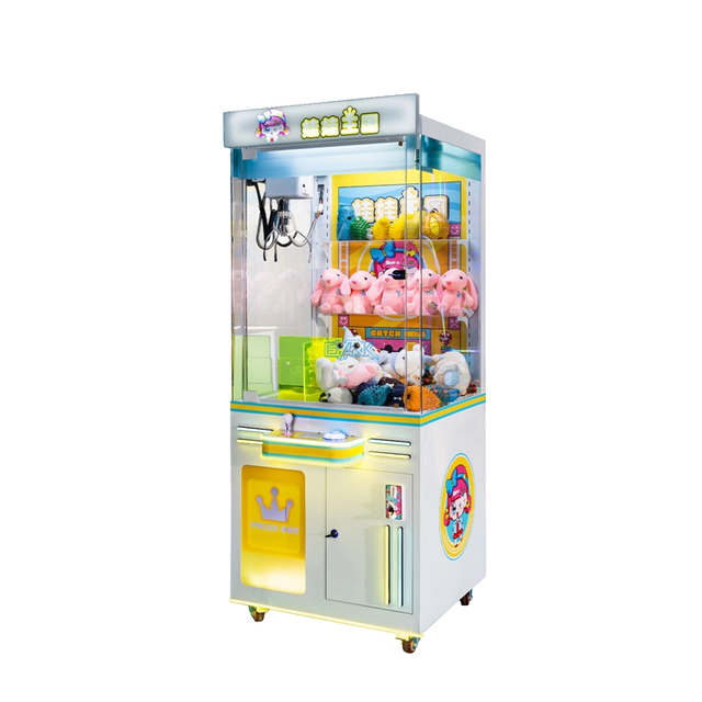 EPARK Arcade Claw Crane Machine Mini Doll Plush Toy Coin Operated Game with 1 Year Warranty Spanish Metal & Plastic