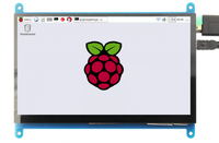 Écran LCD 7 "1024x600 avec tactile capacitif et alimentation mini-USB 5V/2A compatible avec Raspberry Pi et ARM et PC