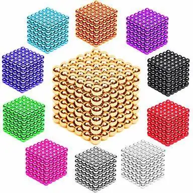 25 anni di fabbrica all'ingrosso di colore neodimio magnete sfera Bucky arcobaleno sfere magnetiche barra magnetica Buckyball