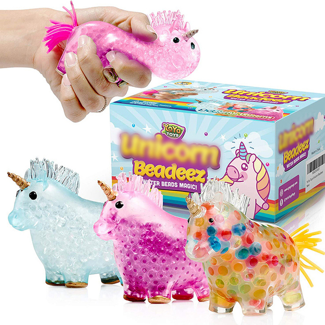 Kawaii Anime Character Squishy Toys Unicorns Sensory Stress Balls Adults Anti-Anxiety Fidget Toys Made Silicone Kids Wholesale