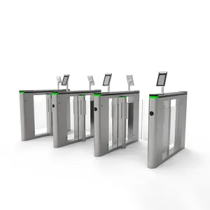 Office Time Attendance Fingerprint Turnstile Card Reader Face Recognition Access Control Security Swing Gate turstile