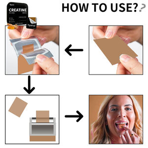 Tiras Orales de Creatina Certificadas OEM/ODM para Aumentar la Fuerza Muscular y el Control de la Energía Deportiva, Veganas para Adultos, Muestra Gratuita - Product Image 2