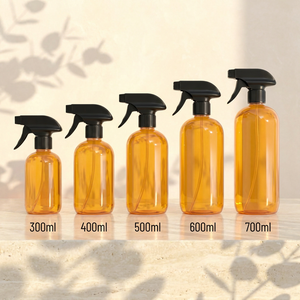 Custom Logo UV Printed 300-700ml PET Plastic Round Pump Sprayer Hand Trigger Perfume Essential Oil Salon Household Cleaning - Product Image 4