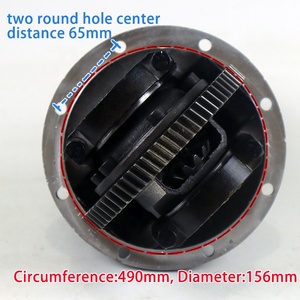 Bộ động cơ không chổi than có hộp số 48V 60V 1800W, bộ vi sai, sóng vuông, nam châm vĩnh cửu, xe ba bánh điện DC bốn bánh - Product Image 5