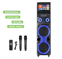 Nuevo Altavoz Inalámbrico para Karaoke de 12 Pulgadas 2026, Potente Altavoz Inalámbrico para Karaoke con Micrófono, Altavoz Grande de 1000 Vatios con 2 Micrófonos