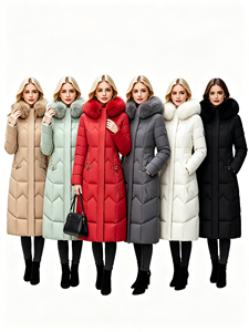 Parka <span class=keywords><strong>Impermeabile</strong></span> con Cappuccio da <span class=keywords><strong>Donna</strong></span>, Stile Casual Europeo e Americano, Giacca Imbottita Calda e Spessa - Product Image 1
