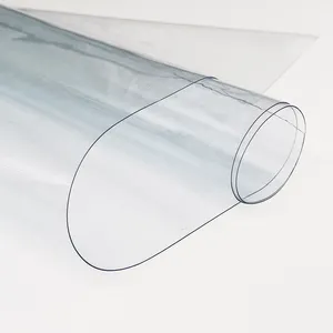Getinte Heldere Pvc-Folie Hars Plastic Flexibele Rol Voor Het Verpakken Van Transparant Mat Zacht Vinyl Super Fabrieksglas