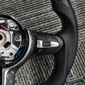 Volante Deportivo de Fibra de Carbono para Cuero, 3 Radios, Tamaño de Agarre 37, para <span class=keywords><strong>Chida</strong></span> para F30-F36 F87 F80 F82 F10 - Product Image 6