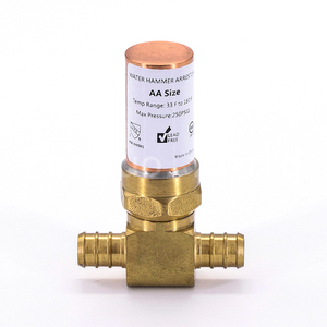 Latón de alta calidad 1/<span class=keywords><strong>2</strong></span> "F1807 Pex Tee Cobre Martillo de agua Pararrayos Sin plomo ASTM ASSE1010 y CUPC Aprobado - Product Image 1