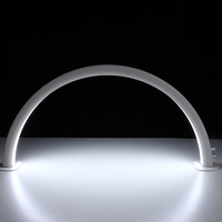 Mini lampe Led Portable pour manucure, outils de manucure, lampe de Table, lampe d'arc incurvé pour le bureau des ongles