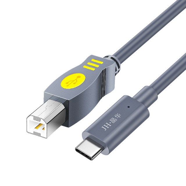 Jinghua High Quality High Speed USB C Printer Cord MIDI Cable 1m 2m 3m 5m USB B to USB C Printer Cable