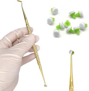 Kit de Herramientas de Moldeo de Resina <span class=keywords><strong>Dental</strong></span> Decare, Espátula para Rellenos de Resina Compuesta, Mango Mezclador, Almohadilla de Espuma Optrasculpt para Modelado - Product Image 1