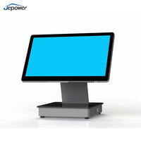 Terminal tactile tout-en-un de 15,5 pouces avec écran LCD DDR4, système de comptage de caisse pour supermarchés, Jepower S82 pour les magasins de détail