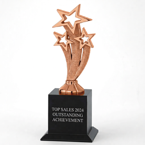 Trophée Étoile Élégant au Design Moderne et Stylé, en Métal Moulé sous Pression, Portable et Prêt à Graver, POOJA GIFT CORPORATION Modèle 605 - Product Image 1