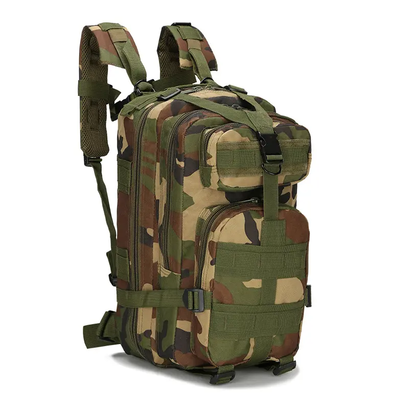 Thiết kế vai túi ngoài trời chiến thuật gói thiết bị đào tạo cắm trại Ba lô 3P