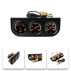 Wenle 52MM 3 en 1 jauge de tension température de l'eau jauge de pression d'huile Kit de compteur de voiture Kit de triple jauge - Product Image 1
