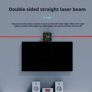 Niveau laser numérique 2 axes avec rapporteur d'angle, inclinomètre, règle, base magnétique et détecteur d'angle magnétique - Product Image 3