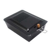 Poêle à barbecue pliante en acier inoxydable portable Barbecue à charbon de bois avec grille pour outils de cuisson en plein air pour un barbecue parfait