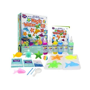 Sıcak satış DIY Aqua peri deniz yaşamı oyuncak bilim oyuncaklar çocuklar için doğum günü sihirli su Elf yaratıcı 3D sihirli hayvan su Elf kiti