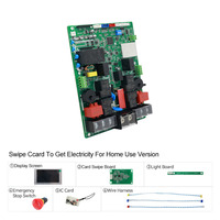 Kit Lengkap Mainboard Charger AC EV Dual-Gun 14kW - 4G, RFID, LCD, LED, E-Stop, Speaker, Kartu IC, TTL, Siap OCPP