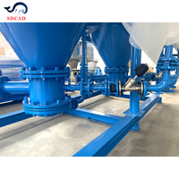 Système de transport pneumatique pour le maniement de poudres en vrac, transfert de ciment en ton-bag vers silo, 5-50t/h