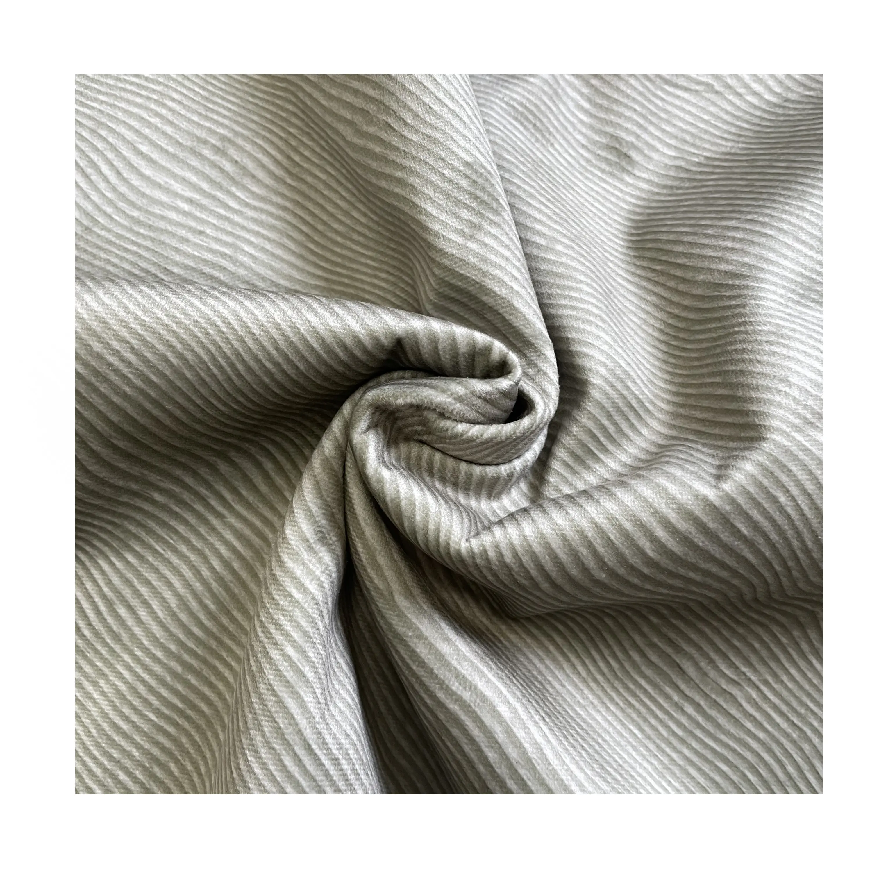 Sıcak satış fırçalanmış polyester spandex kadife kumaş perde online kumaş kanepe mobilya için