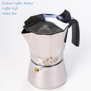 Cafetière expresso de cuisine en acier inoxydable argenté 3Cup 6Cup Stovetop Moka Pot pour cuisinière à <span class=keywords><strong>induction</strong></span> et cuisinière à gaz - Product Image 2