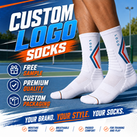 Chaussettes de sport personnalisées pour le basketball, de haute qualité, respirantes et résistantes à l'usure, pour hommes