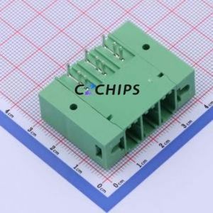 JL5EDGRHM-76203G01 Plug-in Terminal Block Bent Lead Through Hole,P=7.62mm Board-to-Board / Socket - Closed Screw Fixing 1x3P - Product Image 1