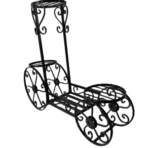 Recién llegado, soportes de plantas de Metal multicapa, estante de plantas de hierro forjado, soporte de flores - Product Image 1