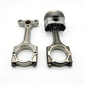 Juego de pistones de acero inoxidable CNC personalizados a precios competitivos, conjunto de biela y anillos de pistón para piezas de intercambio de calor y refrigeración - Product Image 1