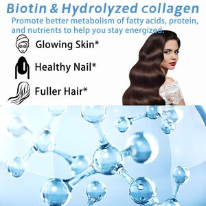 Complément de kératine et vitamine C OEM pour la beauté : Améliore la santé des cheveux, de la peau et des ongles, booste l'énergie – Gommes à la biotine - Product Image 5