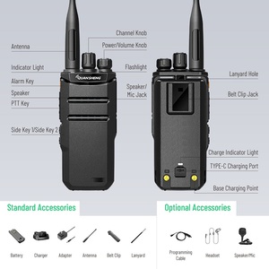 Quansheng TG-E100 10W longue portée talkie-walkie haute puissance Radios 10km gamme parlante Radio bidirectionnelle UHF/VHF Radio bidirectionnelle - Product Image 2