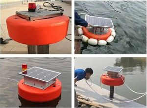 Plataforma de monitoreo sobre el agua de anillo flotante de polietileno para bombas, sensores y montaje de equipos - Product Image 5